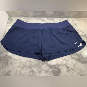 Nike Swim Shorts Women XXL Blue Lined NWT $70